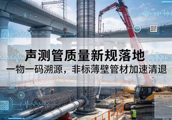 铜仁声测管质量新规落地，一物一码溯源，非标薄壁管材加速清退
